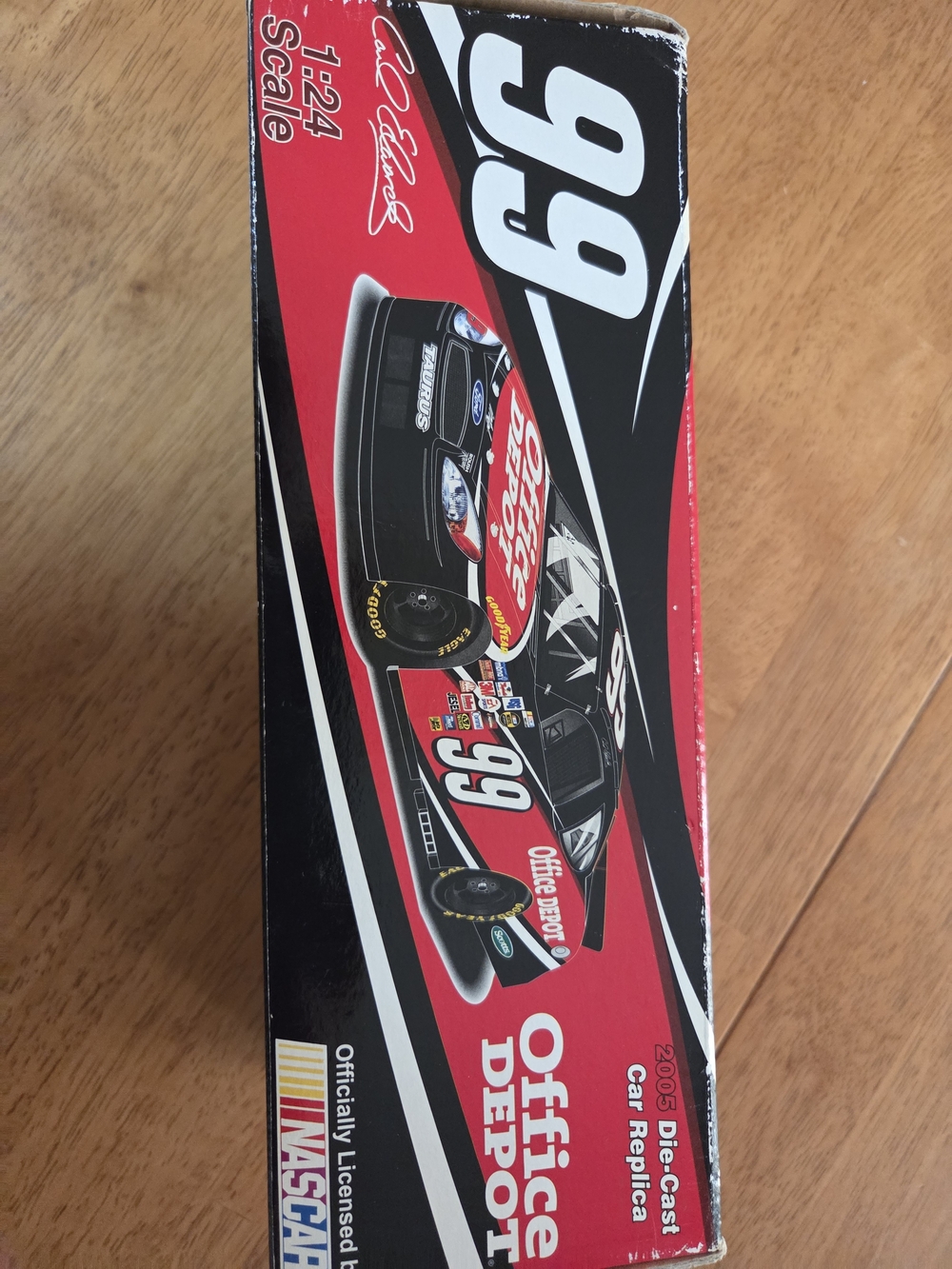 Red and Black #99 Collectible Race Car - Picture 5 of 6